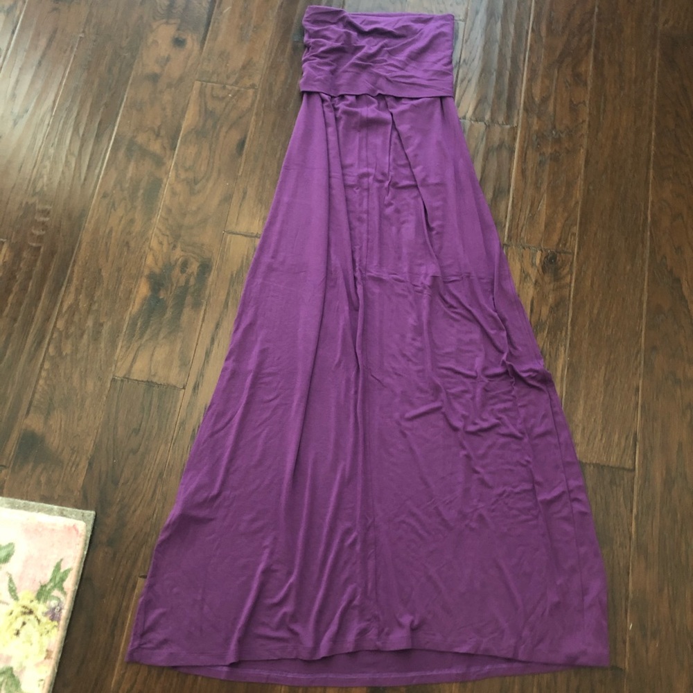 Strapless modal maxidress like new